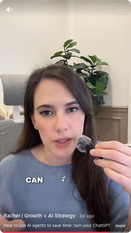Rachel describing how a daily brief becomes an AI that acts